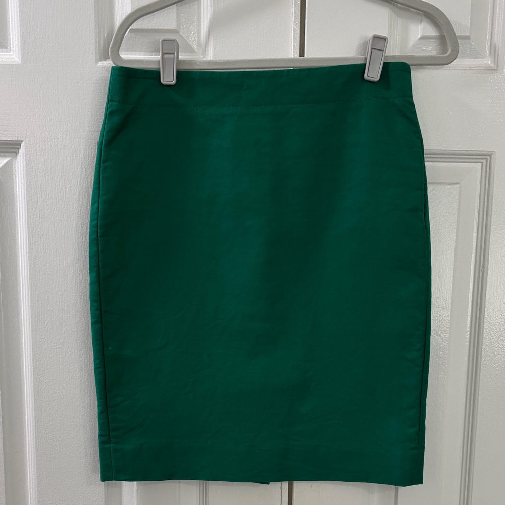 J Crew Bi-stretch Cotton No. 2 Pencil Skirt